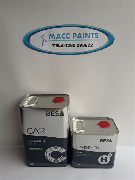 Besa Glass Hs Antiscratch 7 5l Kit Fast E 202 Macc Paints Ltd