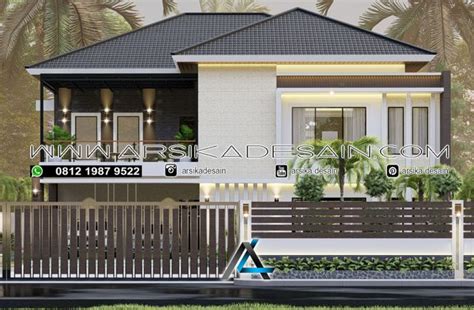 DESAIN RUMAH 24 X 35 METER PEMILIK BAPAK ELGAS JAKARTA ARSIKA