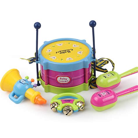 Conjunto De Bateria De Brinquedos De Instrumentos Musicais Infantis