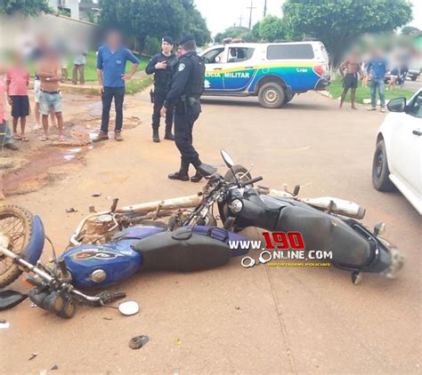 Alta Floresta Mais Um Acidente Envolvendo Duas Motocicletas