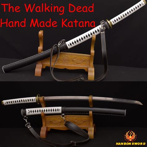 The Walking Dead Sword Michonnes Katana Zombie Killer Damascus Steel