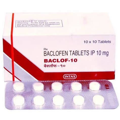 Baclofen Tablets 10 Mg At Rs 200 Stripe In Raipur ID 27070428233