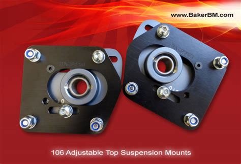 Adjustable Front Suspension Top Mounts