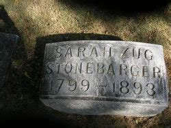 Sarah Zug Stonebarger M Morial Find A Grave