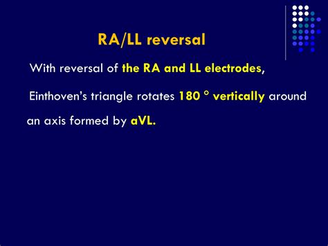 Ecg Limb Lead Reversal Ppt