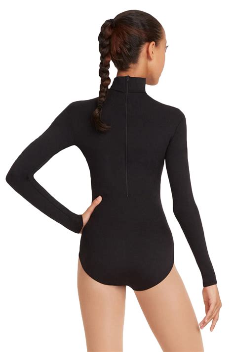 Capezio Tb41 Adult Turtleneck Long Sleeve Leotard The Dance Shoppe