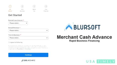 Merchant Cash Advance Blursoft Rapid Business Financing USA Timely