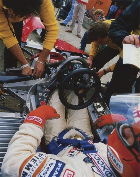 Gilles Villeneuve In His Naked Lady Ferrari Ck Turbo Ferrari