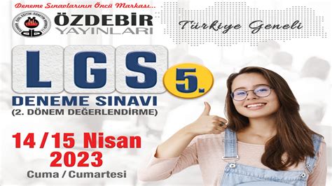 2024 Özdebir LGS Deneme Sınavı 5 Cevap Anahtarı 05823