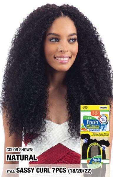 Sassy Curl Pcs Model Model Nude Fresh Wet Wavy Brazilian Virgin Remy