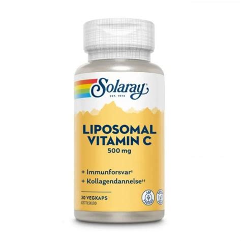 Solaray Liposomal Vitamin C Mg Kpsl