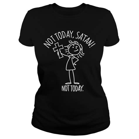 Not Today, Satan Shirt - Kutee Boutique