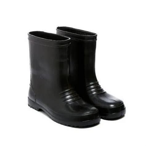 Black Mangla Apollo Pvc Half Gumboot At Rs In Mumbai Id