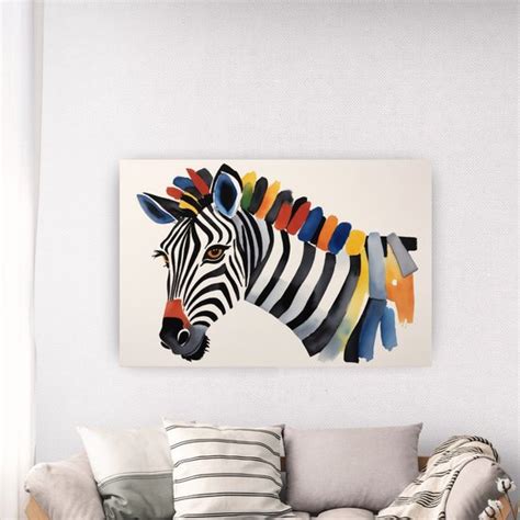 Zebra In Waterverf Poster Aquarel Posters Poster Zebra