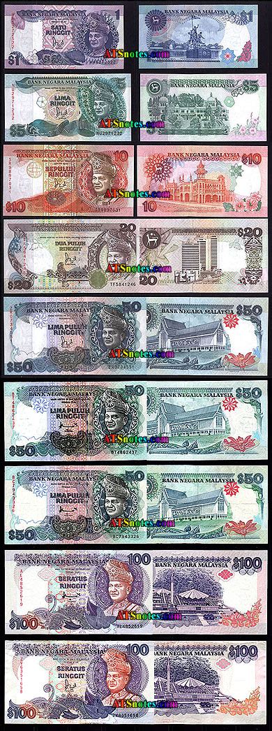 Malaysia banknotes - Malaysia paper money catalog and Malaysian ...