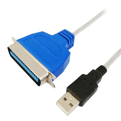 USB To Parallel Port Cable Adapter Printer Cable IEEE 1284 CN36