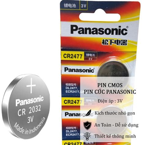 Pin Cmos Cr Panasonic Pin C C O V D Ng Cho M Y T Nh I U Khi N T