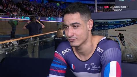 VIDEO Rayan Helal sur l UCI Track Champions League Ca apprend à