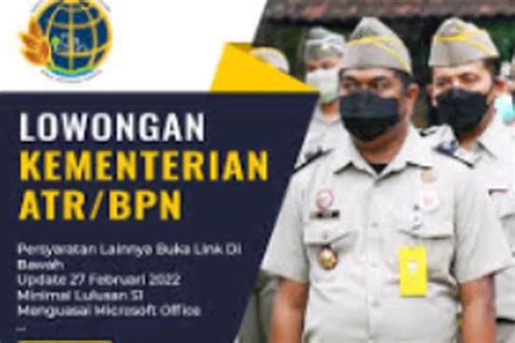 Kementerian Agraria Dan Tata Ruang Badan Pertanahan Nasional Buka