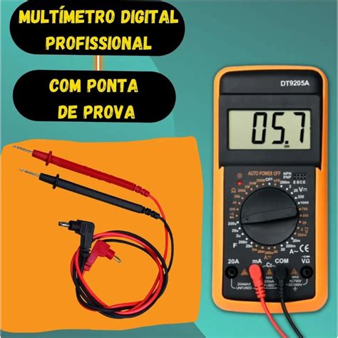 Mult Metro Profissional Digital Dt A C Capacimetro Beep Original