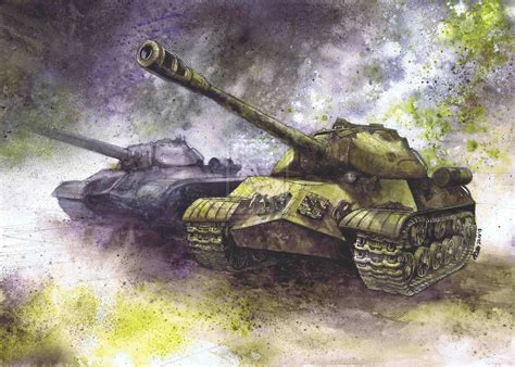 Is On Deviantart Tank Drawing