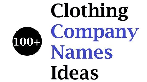 700 Catchy Clothing Brand Name Ideas 43 Off