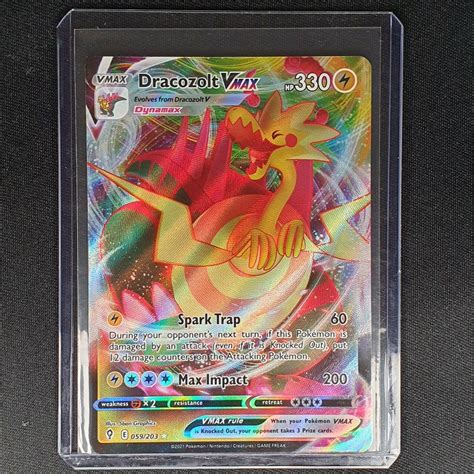 Pokemon TCG Karty Dracozolt Vmax Evolving Skies Aukro