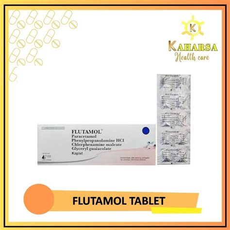 Jual FLUTAMOL STRIP Obat Demam Batuk Pilek Flu 10 Tablet Shopee Indonesia