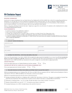 Fillable Online Use This Form To Request A Distribution From Your