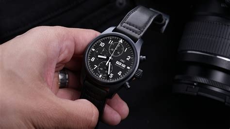 Iwc Pilot Chronograph Top Gun Ceratanium Mm Iw Ticking Way