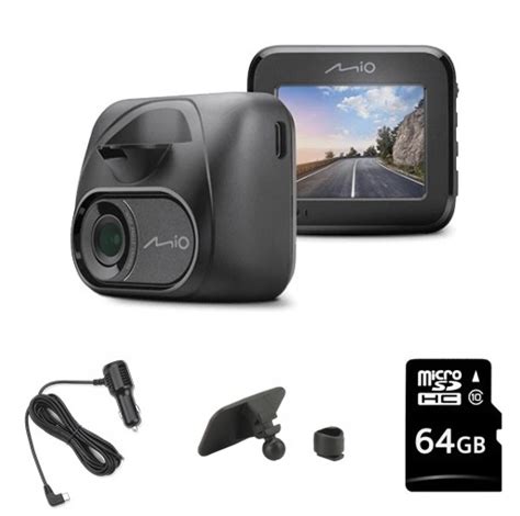 Rejestrator Samochodowy Mio Mivue C Gps Fhd Karta Gb Mivue C