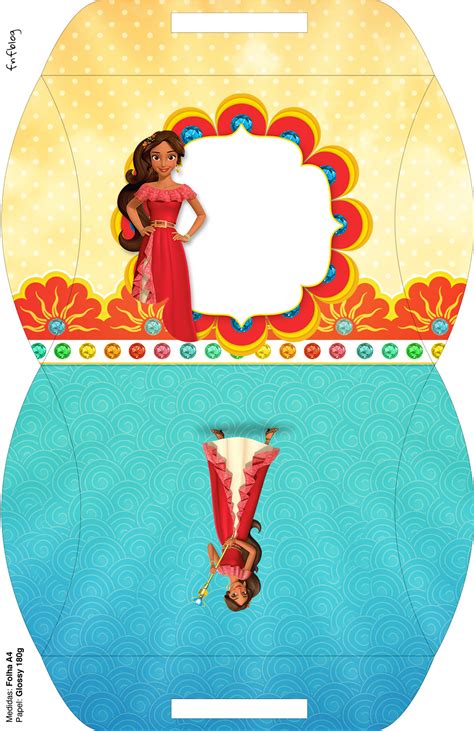 Bolsinha Para Lembrancinha Elena De Avalor Fazendo A Nossa Festa