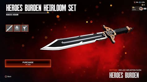 Newcastle Heirloom Sword And Loba Prestige Skin Apex Legends Season 19