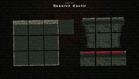 Pixel Art Haunted Castle Thegameassetsmine