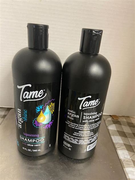 Amazon Tame Shampoo Shampoo With Argan Aloe Vera 2 EA 32 Oz