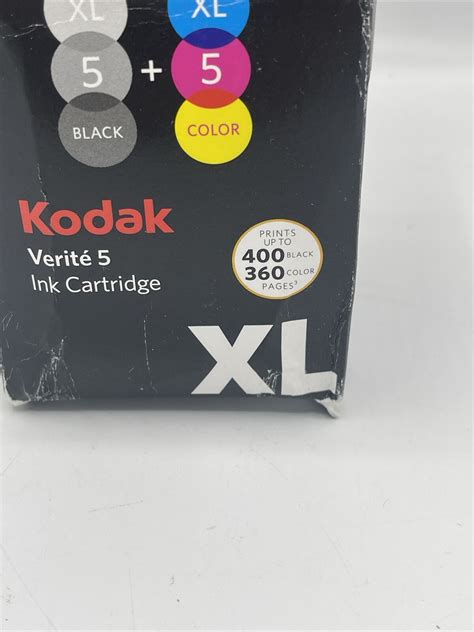 Original Kodak 5xl Black Colour Ink Cartridge For Verite 55 Printer