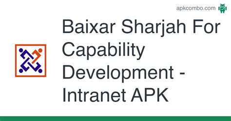 Sharjah For Capability Development Intranet Apk Android App