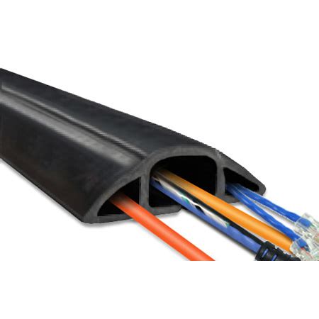 Flexiduct 3ft MegaDuct Heavy Duty Cable Cover Black Color