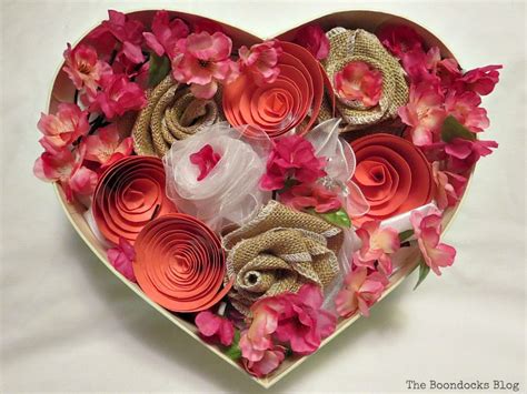 A Heart Shaped Box For Valentine S Day Crafting The Boondocks Blog