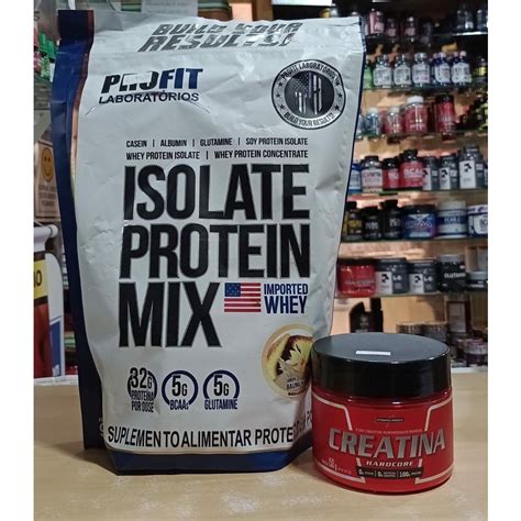 Isolate Protein Mix Whey Protein G Profit Labs Creatina Hardcore