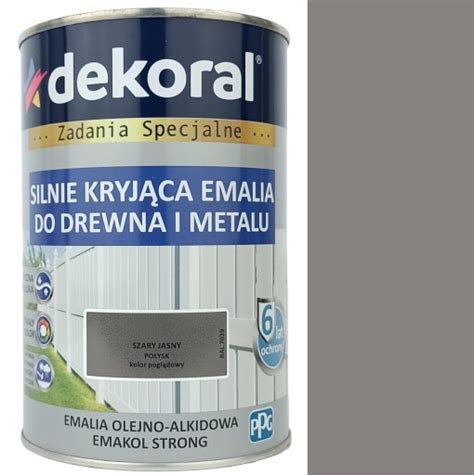 Emakol Do Drewna I Metalu Szary Jasny Po Ysk L Sk Cena