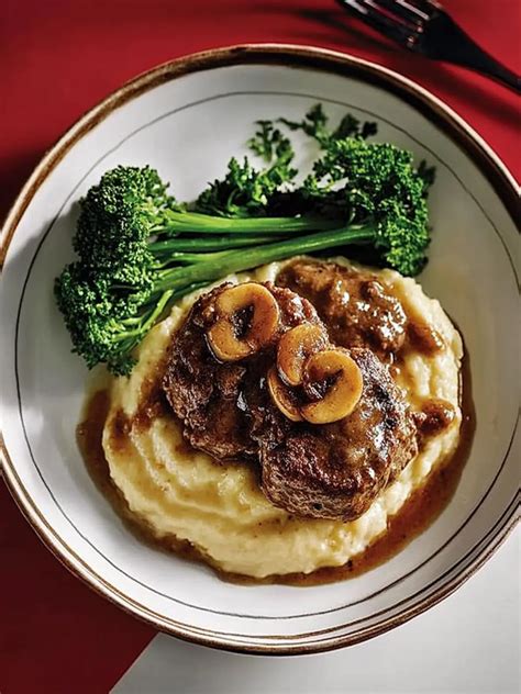 Savor Classic Salisbury Steak with Irresistible Mushroom Gravy