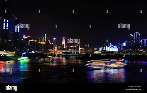 Night view of Chongqing city Stock Photo - Alamy