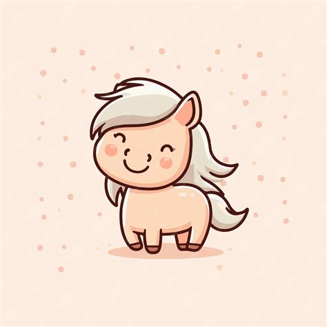 Premium Vector Free Vector Cute Horse Mascots Cartoon Vector