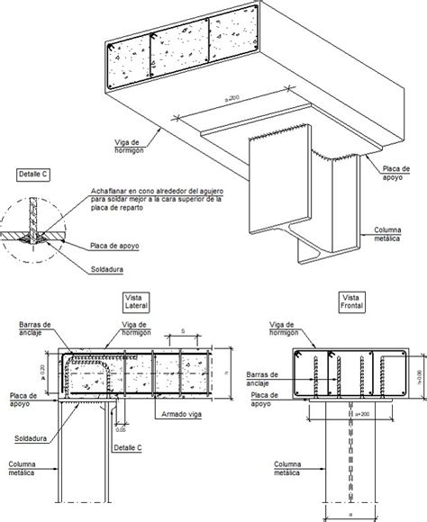 Detalles Constructivos Cype Eam Apoyo Articulado En Extremo De