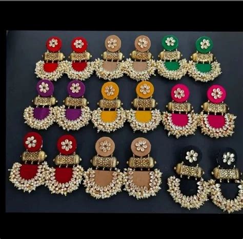 Fabric Earring At Rs 250 Piece Handmade Earring In Ahmedabad ID