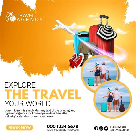 Travel Agency Ad Template Postermywall