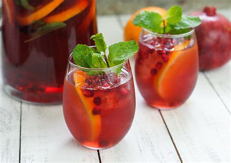 Pomegranate Sangria Popsugar Food