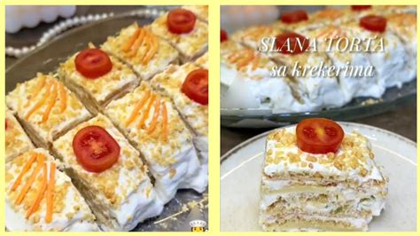 Slana Torta Sa Krekerima Recept Youtube