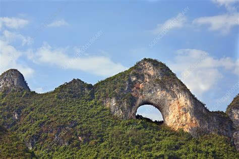 Moon Hill, Yangshuo, China - Stock Image - C028/4618 - Science Photo ...